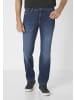 Paddock's 5-Pocket Jeans PIPE in medium blue od brown used moustache