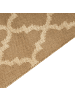 Beliani Geflochtener Teppich MERMER in Beige - (W) 200 x (L) 300 cm