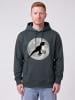 wat? Apparel Sweatshirt Flying TRex in India Ink Grey
