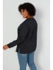 MIAMODA Sweatshirt in schwarz