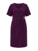 MIAMODA Midikleid in traubenrot