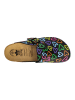 Lico Clog "Bioline Clog Print" in Schwarz