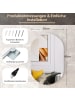 COSTWAY LED-Spiegel 80x50cm in Silber