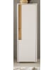 Furn.Design Bad-Midischrank weiß, Wotan Eiche, Badmöbel Kommode 34 x 114 cm