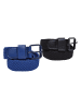Urban Classics Urban Classics Unisex Elastic Belt Set Kids in black/spaceblue