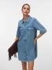 Vero Moda Jeanskleid in Light Blue Denim