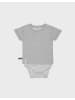 OrganicEra Baby Kurzarm-Bodyshirt in Grey Melange