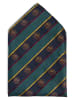 Finshley & Harding London Fliege und Einstecktuch in tanne marine - 0001