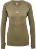 Newline T-Shirt "Nwlpace Ls Seamless Woman" in Grün