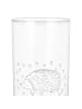 Mr. & Mrs. Panda Glas Igel Herzen ohne Spruch in Transparent