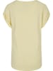 Urban Classics Urban Classics Damen Ladies Modal Extended Shoulder Tee in softyellow