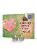 Mr. & Mrs. Panda Adventskalender Faultiere Herz Design mit Spruch in Weiß