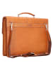 Leonhard Heyden Bergamo Aktentasche Leder 40 cm Laptopfach braun