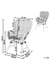 Beliani Esszimmerstuhl TOGO in Braun - (W) 61 x (H) 96 x (L) 52 cm