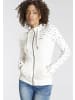 Kangaroos Kapuzensweatjacke in wolllweiß melange