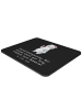 Mr. & Mrs. Panda Maus Pad Physiotherapeutin Humor mit Spruch in Schwarz