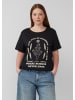 QS T-Shirt in 99D0_schwarz