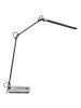 Beliani Büroleuchten AQUILA in Silber/Schwarz - (W) 20 x (H) 107 x (L) 20 cm