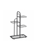 relaxdays Pflanzenständer in Schwarz - (B)44 x (H)72,5 x (T)22,5 cm