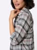 WITT WEIDEN Karo-Bluse in graphit-ecru-kariert