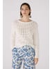 Oui Pullover reine Baumwolle in cloud dancer