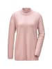 GOLDNER Kurzgröße:  Kuschelweicher Kaschmirpullover mit Kragen in puder