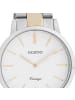 Oozoo Analog-Armbanduhr Oozoo Vintage Series silber, rosegold mittel (ca. 38mm)