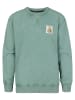 Petrol Industries Bedrucktes Rundhals-Sweatshirt Ranchero in Grün
