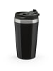 Barista Single-Kaffeemaschine 450W schwarz mit To-Go Becher Schwarz