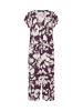 Kaffe Overall KAmira Loose fit in Blackberry Wine/Chalk Flowers