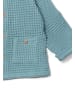 Little Green Radicals Organic Waffle Cotton Jacket in Blue
