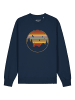wat? Apparel Sweatshirt Sunset Berge & Tannen in Dunkelblau