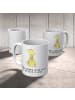 Mr. & Mrs. Panda Camping Tasse Giraffe Zufrieden mit Spruch in Weiß