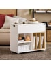 SoBuy Rollcontainer in Reinweiß - (W) 38 x (H) 61 x (L) 70 cm