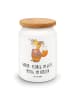 Mr. & Mrs. Panda Keksdose Widder Astologie mit Spruch in Weiß