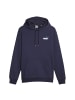 Puma Ess + 2 Kapuzenpullover mit kleinem Logo, Größe S Regal Blau