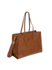 BRIC`s Volterra Shopper Tasche M Leder 40.5 cm Laptopfach tobacco