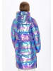 myMo Women Coat in blue rainbow