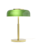 home24 Tischleuchte CELESTIA in Grün / Gold