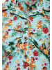 Queen Kerosin Queen Kerosin Hawaiibluse Hula Girls in hellblau