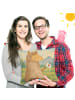 Mr. & Mrs. Panda Sofakissen Alpaka Fahne Design ohne Spruch in Weiß