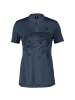 SCOTT W TRAIL FLOW ZIP S/SL SHIRT in Blau