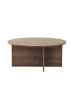 CALICOSY Couchtisch SOLEIL in Nussbaum - (W) 90  x (H) 40  x (L) 90  cm