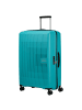 American Tourister Aerostep - 4-Rollen-Trolley M 67 cm erw. in turquoise tonic