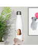 Mr. & Mrs. Panda Trinkflasche Igel Blumen ohne Spruch in Weiß