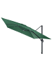MCW Ampelschirm A96, Dunkelgrün mit Ständer, drehbar