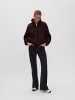 Vero Moda Fleecejacke in Black Coffee