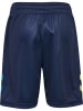 Hummel Kurze Hose Hmlshimmer Kinder in DRESS BLUES/LIMEADE