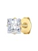 True Rebels Ohrringe aus Edelstahl Zirkonia in gelbgold