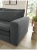 Furn.Design Schlafsofa grau Cord, Sofa 3-Sitzer mit Bettfunktion 244 cm